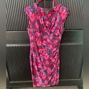 Ralph Lauren pink and purple floral dress